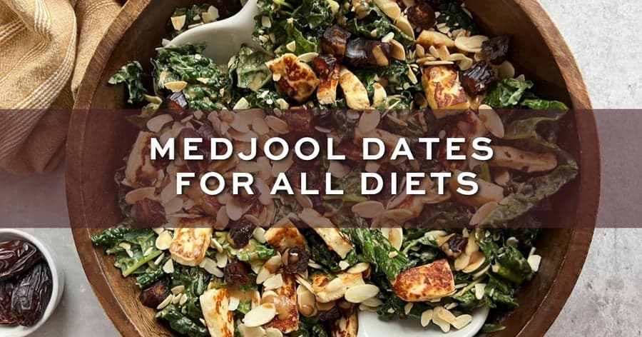 A recipe prepared with Medjool dates