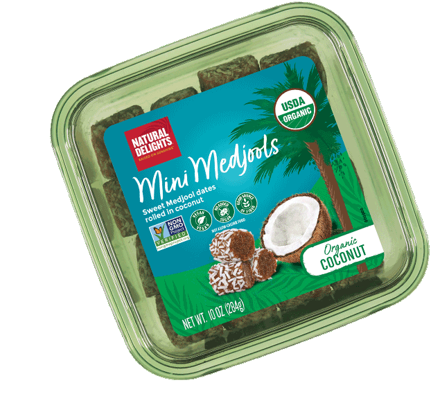 Natural Delights Organic Coconut Mini Medjools